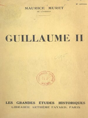 cover image of Guillaume II
